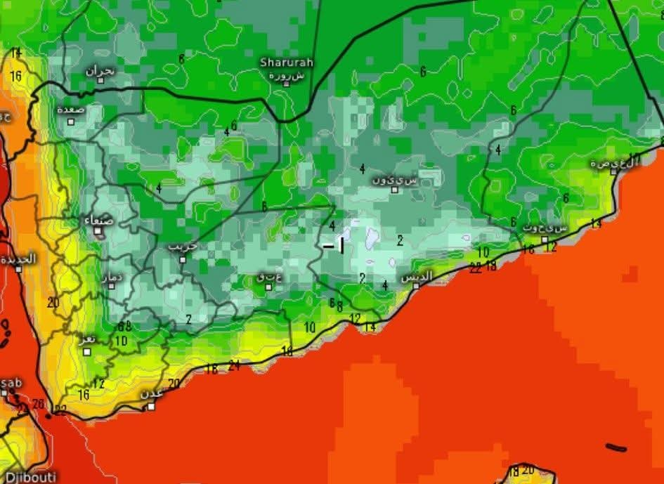 خبير أرصاد يحدد موعد ارتفاع درجات الحرارة وتراجع حدة البرد على اليمن